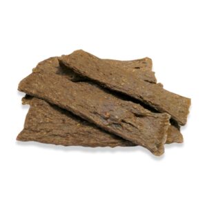 Naturalne Suszone Paski Mięsne z Ryby 100g – 99% Ryba, Bez Zbóż, Przekąska do Żucia dla Psów, Delikatnie Suszone, Smakołyki