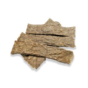 Naturalne Suszone Paski Mięsne z Jelenia 100g – 100% Jelenia, Bez Zbóż, Przekąska do Żucia dla Psów, Delikatnie Suszone, Smakołyki