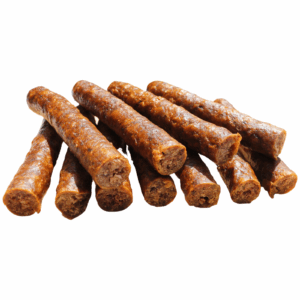 GUSTO PETS Kabanosy dla Psów z Kurczaka, 200g, Naturalne Przysmaki, Bez Zbóż, Delikatnie Suszone, Karma Uzupełniająca dla Psa